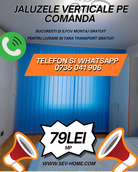 Jaluzele pe comanda.